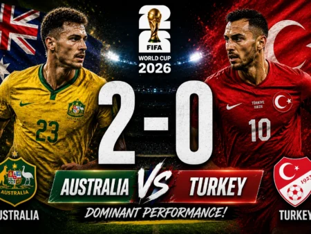 Australia vs Turkey 2-0 at FIFA World Cup 2026