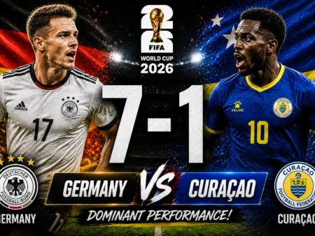 Germany vs Curacao 7-1 at FIFA World Cup 2026