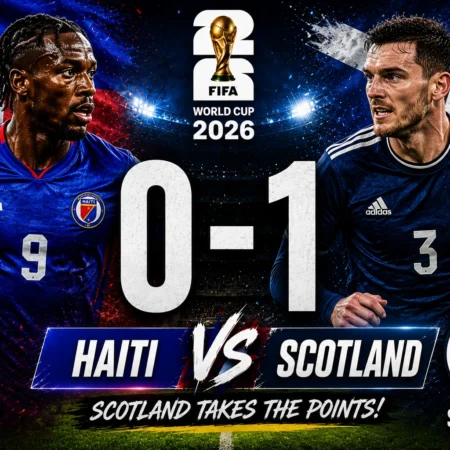 Haiti vs Scotland 0-1 at FIFA World Cup 2026