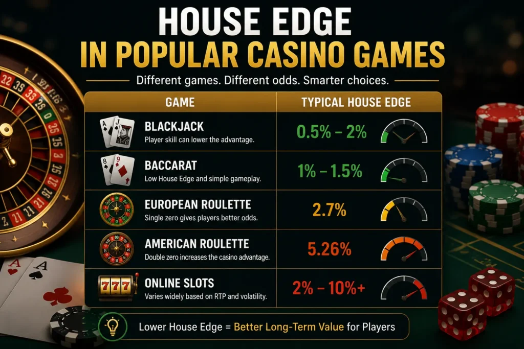 House Edge Comparison Across Casino Games