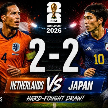 Netherlands vs Japan 2-2 at FIFA World Cup 2026
