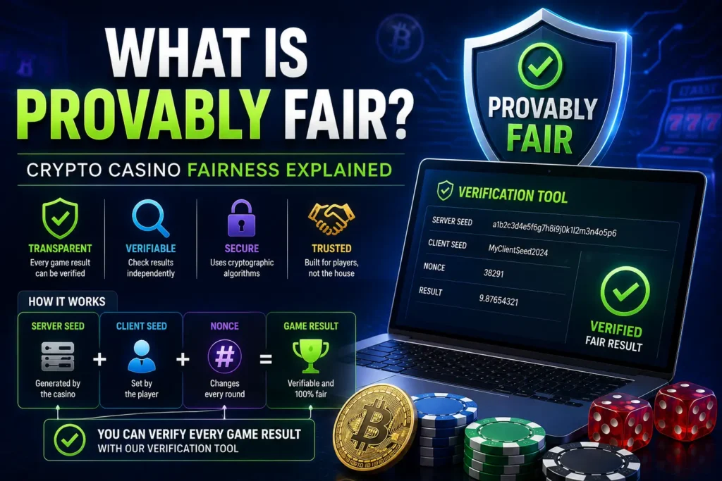 Provably Fair Crypto Casino Games Explained
