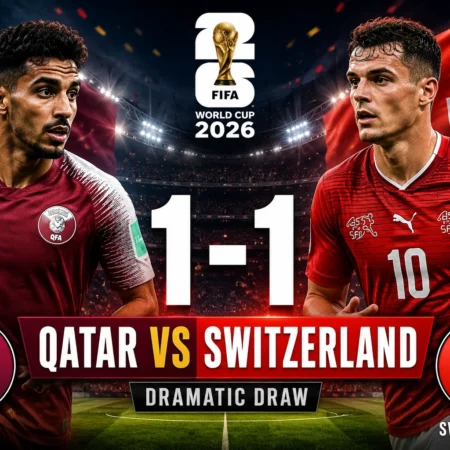 Qatar vs Switzerland 1-1 at FIFA World Cup 2026