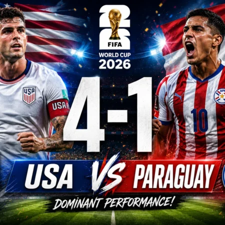 USA vs Paraguay 4-1 – Amazing Match at FIFA World Cup 2026
